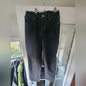 Denim Forum Arlo High Rise Straight Jeans